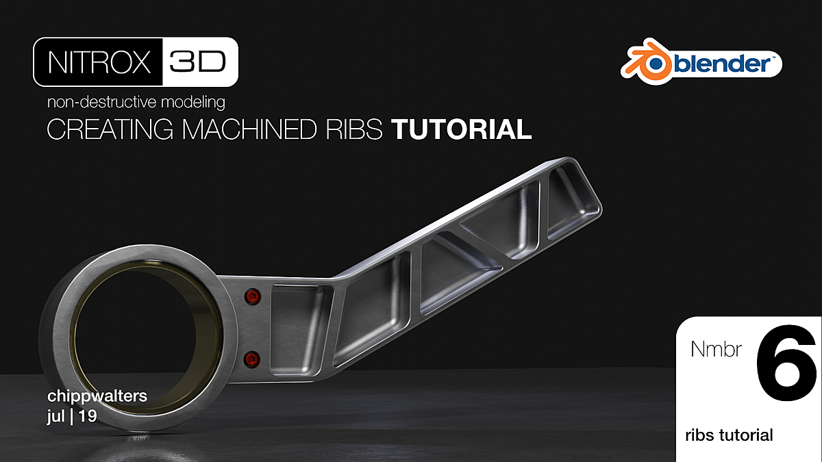 Lesson 6 — machined ribs for die-cast and injection-molded parts